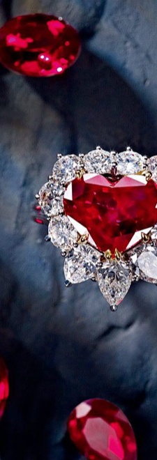 Unveil the  Veil of Pigeon's Blood Rubies
